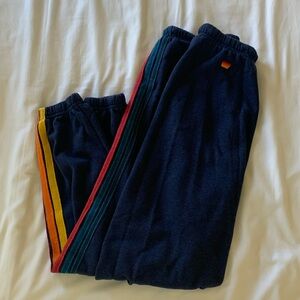 Aviator Nation 5 Stripe Navy Sweats